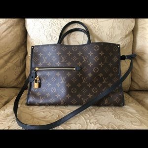 Louis Vuitton Popincourt MM Monogram Noir